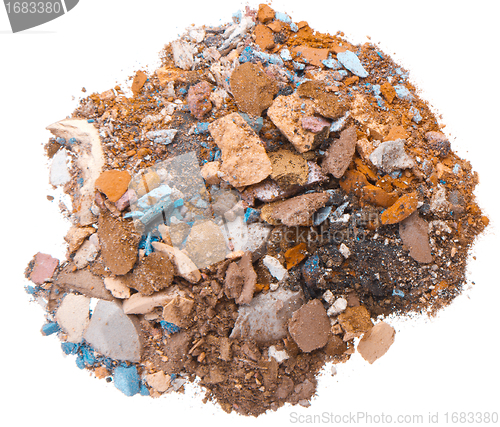 Image of crushed eyeshadows