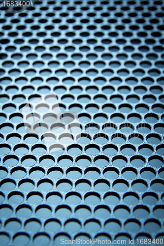 Image of abstract metallic grid