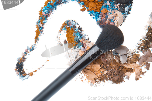 Image of crushed eyeshadows