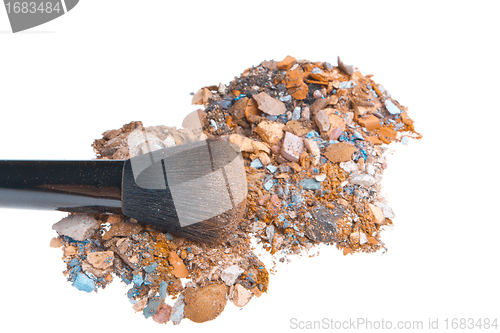 Image of crushed eyeshadows