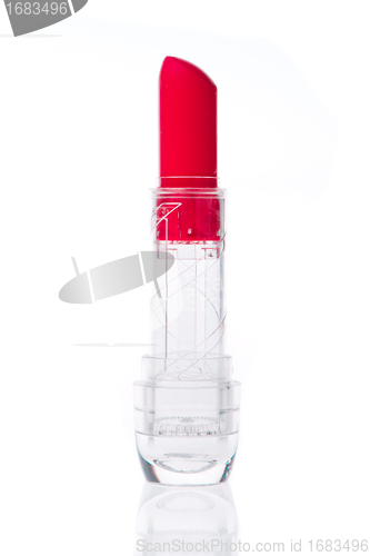 Image of lipstick on white background