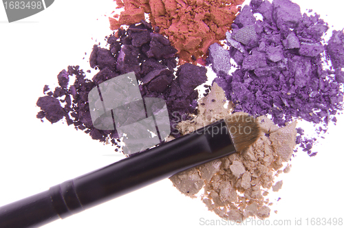 Image of crushed eyeshadows