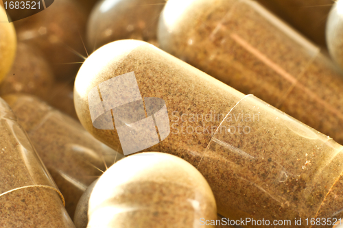 Image of medical capsules