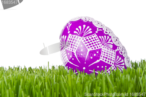 Image of easter egg in grass