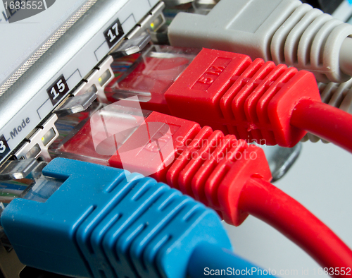 Image of network cables