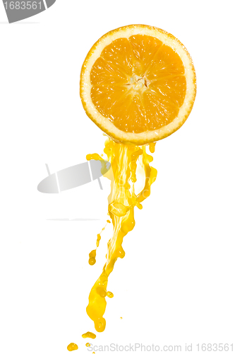 Image of orange juice splash