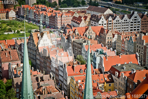 Image of historic city of Gdansk