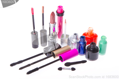 Image of cosmetic makeup products