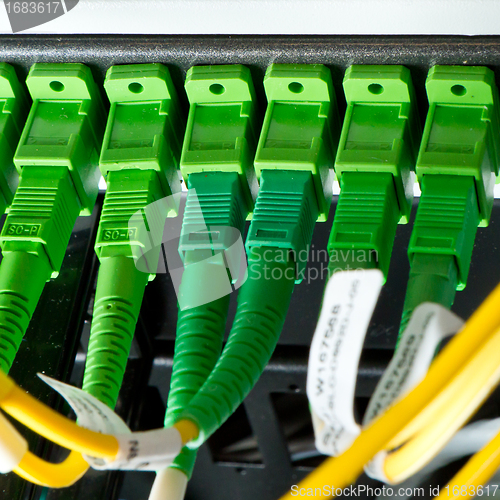 Image of optic fiber hub