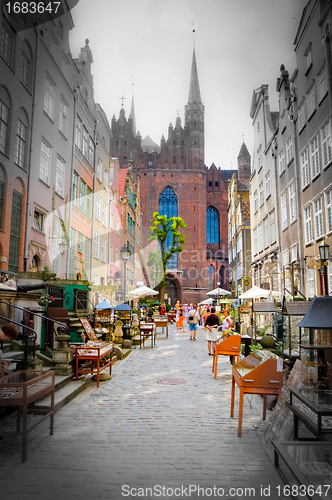 Image of historic city of Gdansk