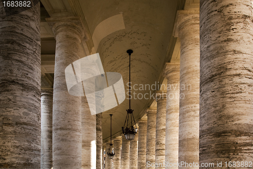 Image of Colonnade around St Peters Square