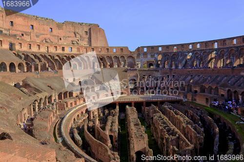 Image of Colosseum, Rome, interior