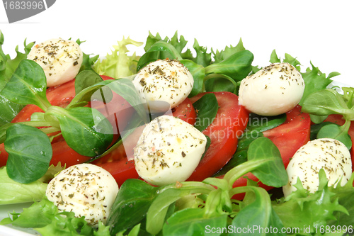 Image of Mozzarella, tomato salad