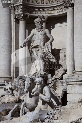 Image of Trevi Fountain, detail