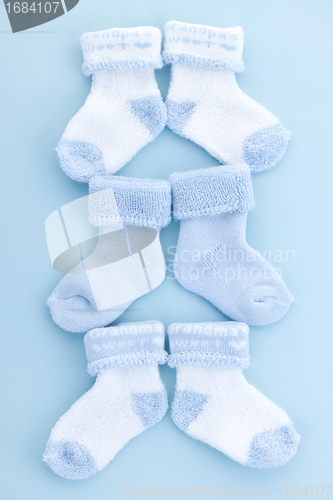 Image of Blue baby socks