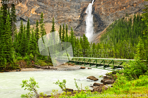 Image of Takakkaw Falls waterfall in Yoho National Park, Canada