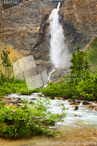 Image of Takakkaw Falls waterfall in Yoho National Park, Canada