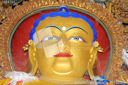 Image of Golden buddha portrait