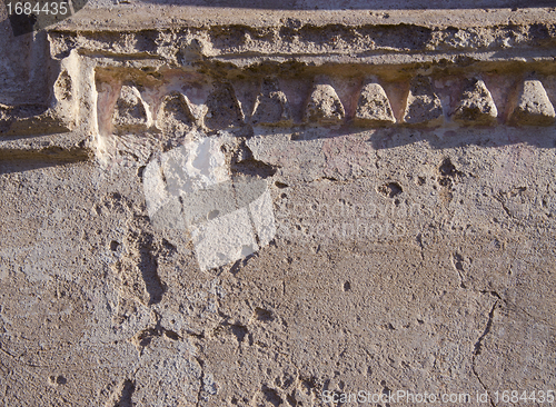 Image of Background of concrete ancient architecture wall 