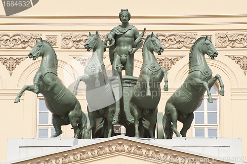 Image of Sculpture of the Bolshoi theater