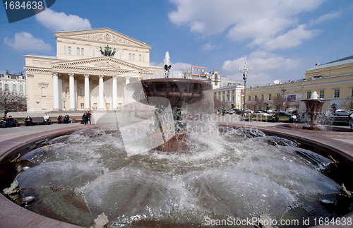 Image of Bolshoi theater in Moscow  