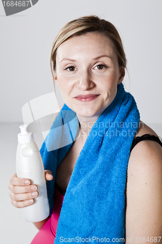 Image of Pregnant woman relaxing