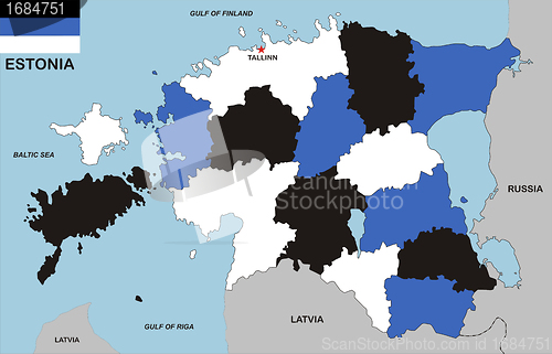 Image of estonia map