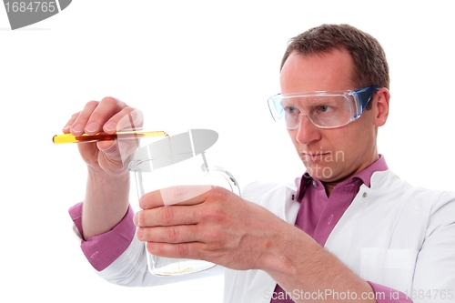 Image of Chemist with test glass