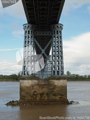 Image of Eiffel bridge over the Dordogne river, Saint Vincent de Paul