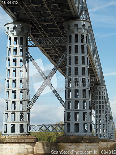 Image of Eiffel bridge over the Dordogne river, Saint Vincent de Paul