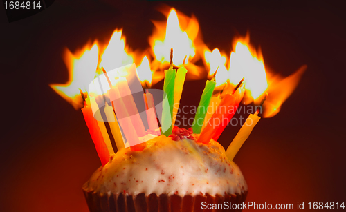 Image of Birthday cupcake