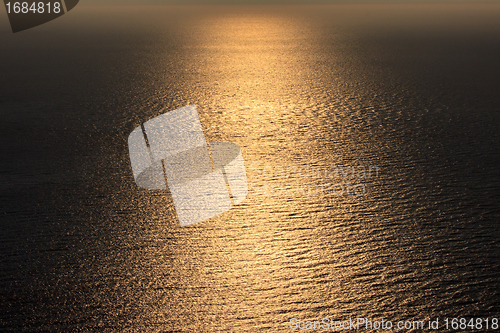 Image of sunny lane at sea