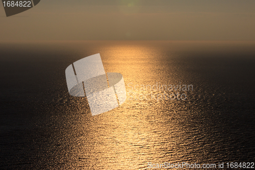 Image of sunny lane at sea