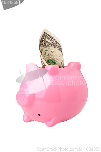 Image of Money out of a piggy bank