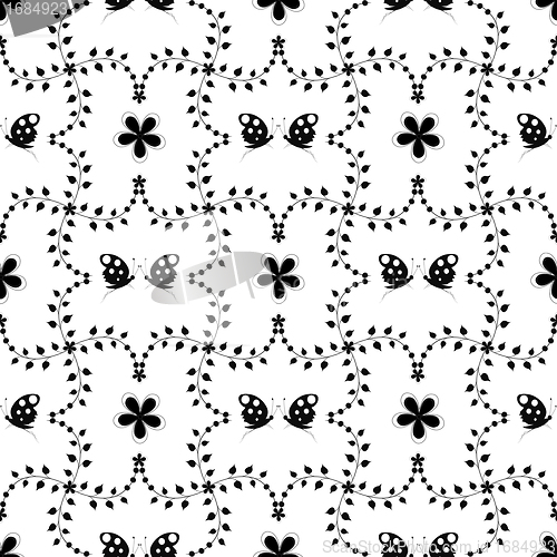 Image of Seamless Floral Pattern
