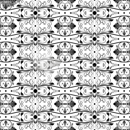 Image of  seamless floral pattern 