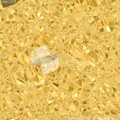 Image of Gold mosaic background. EPS 8