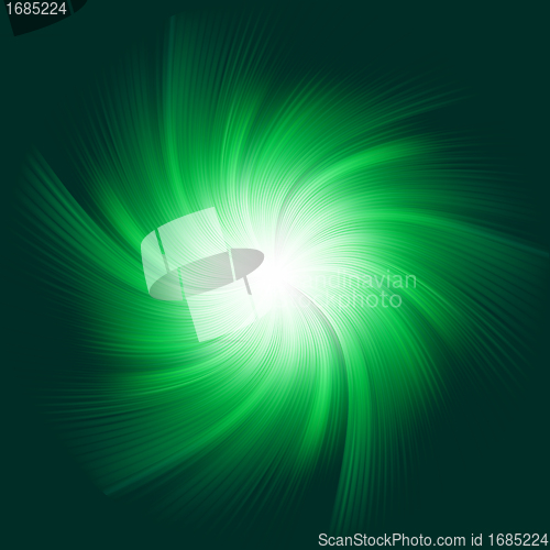 Image of Green Twirl Background. EPS 8