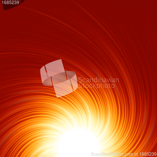 Image of Abstract glow Twist with fire flow. EPS 8