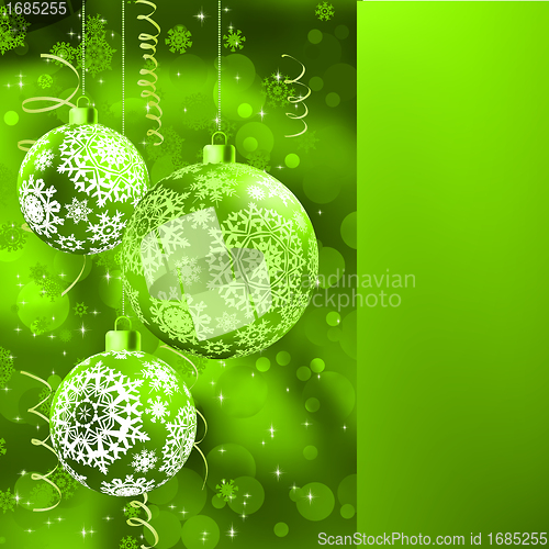 Image of Merry christmas card. EPS 8