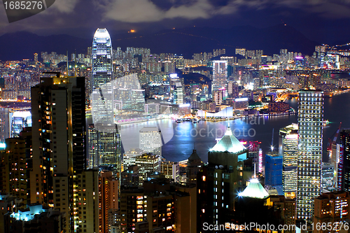 Image of Hong Kong at night