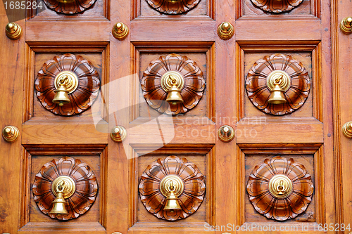 Image of temple bells in india temple