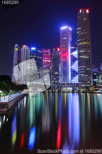 Image of Singapore at night
