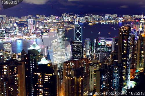 Image of Hong Kong at night