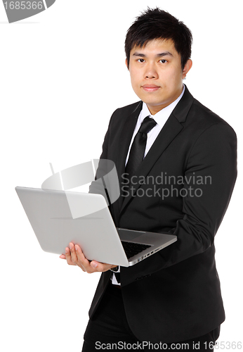 Image of Business Man use computer