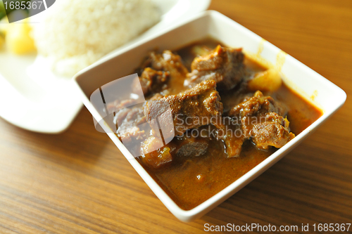 Image of Meat curry with rice