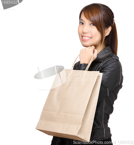 Image of woman with shopping bag