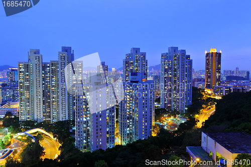 Image of Hong Kong at night