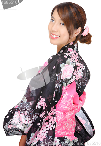 Image of japanese kimono woman