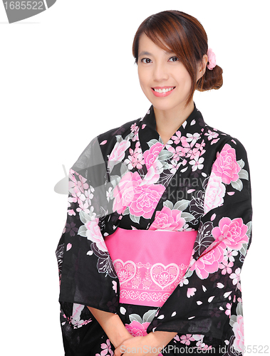 Image of Japanese woman with traditional clothing